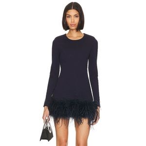 Bahira Mini Dress in Midnight Blue